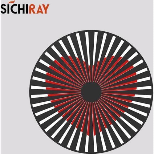 Sichiray Handmade Electronics 3D grating animation illusion motion moire fringe dynamic hanging family mural Decoration Gifts