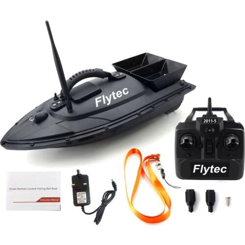 Flytec 2011-5 Smart RC Bait Boats 300M Wireless Remote Control Fishing Bait Boat Fishing Finder Boat Fishing Device