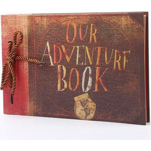 Traveling Memory Picture Storage Book OUR ADVENYURE BOOK DIY Photo Album Graduation Wedding Family Scrapbook Retro Album Gift