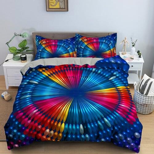 3D Galaxy Duvet Cover Set Single Double Twin Queen 2/3pcs Bedding Sets Universe Outer Space Themed Bed Linen Home Decor
