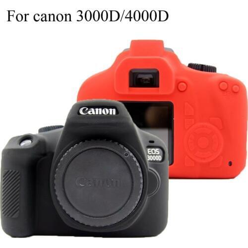 Nice Soft Camera Case Silicone Cover Rubber Camera Body Cover Skin For Canon 3000D 4000D