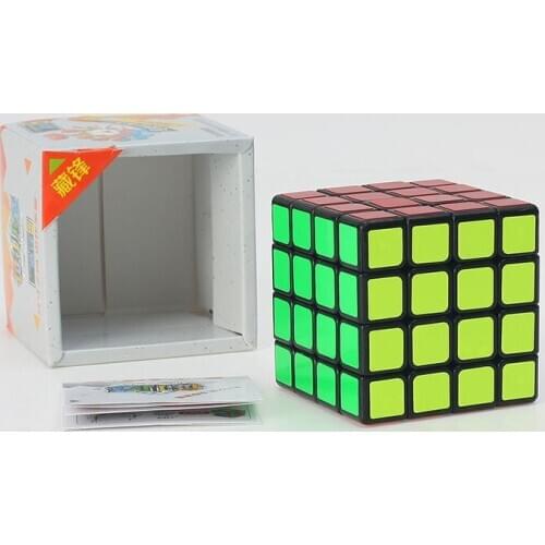 KungFu CangFeng 4x4x4 Magic Cube Puzzle 4x4 magical cube Professional Triangle Twist Educational Kid Toys Cubo Magico