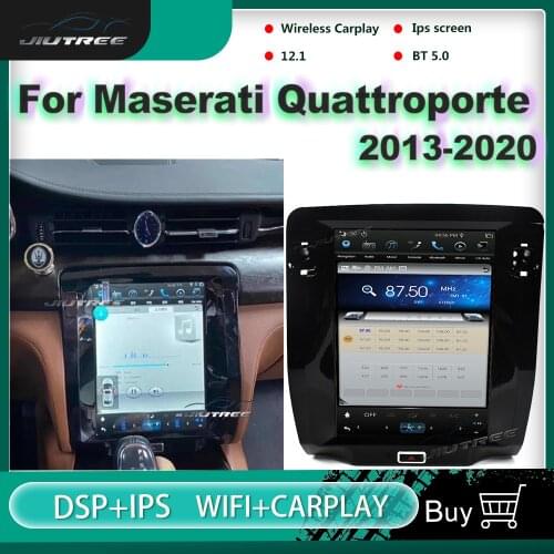 Vertical Screen Car GPS Navigation For Maserati Quattroporte 2013-2021 Autoradio Car multimedia Stereo Video DVD Player Headunit