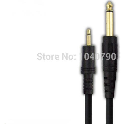 Gold plated 6.3/6.5 to 3.5 or 3.5 to 6.35 cable Audio cable Signal lines Audio and video signal transmission line 5M 16ft