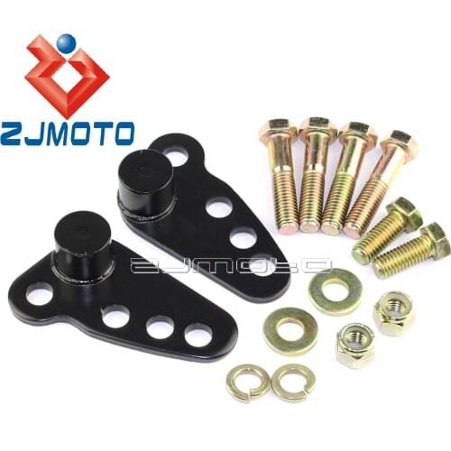 Motorcycle Black 1-3" Rear Adjustable Lowering Kits For Harley Street Glide Electra Glide Ultra Glide 2002-2015 (not CVO)