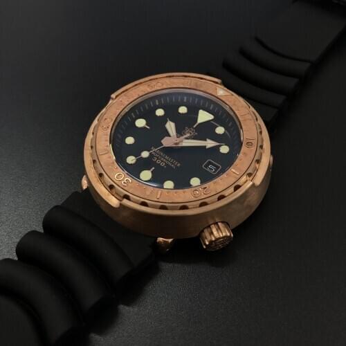 SD1975S New Watch 2020 Steeldive CUSN8 Bronze Dive Watch NH35 Automatic 30ATM CeramiC Bezel Mens Watch