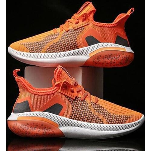 Sports Shoes Mens Summer Mesh Breathable Flying woven Korean Style for Men and Women Casual Style Sneakers Trendy Running Shoes