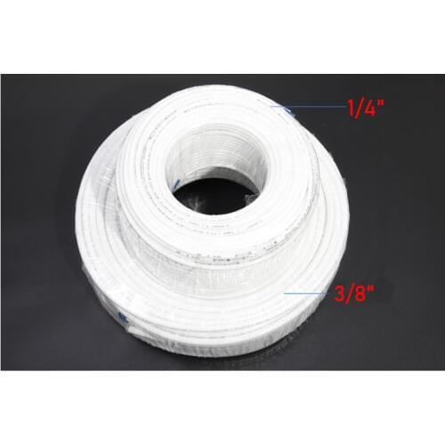 1 Meter RO Water 1/4" 3/8" Inch OD PE Hose Tubing White Flexible Pipe Tube For Reverse Osmosis Aquarium Filter System