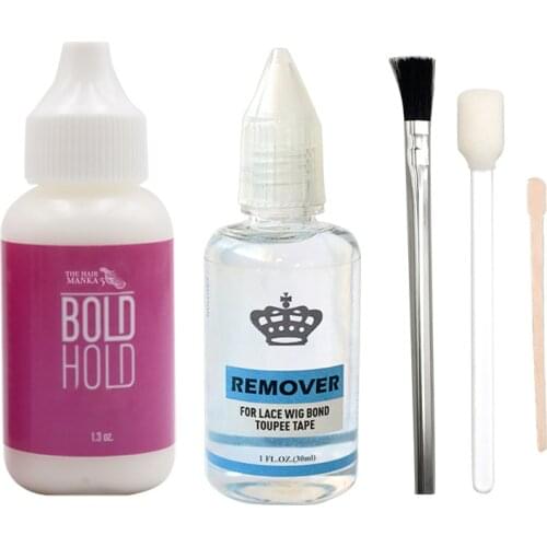 38ml Lace Wig Bond Hold Waterproof Adhesive Hair System Glue With Hair Solvent