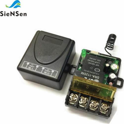 SienSen 220V Single Remote Switch Radio Controller Water Pump Motor Control Board High Power Relay