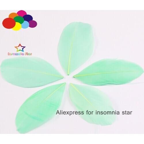 Mint DIY High Quality 100 pcs 5-7cm Goose feather for Decor Accessories Craft Making Wedding Party