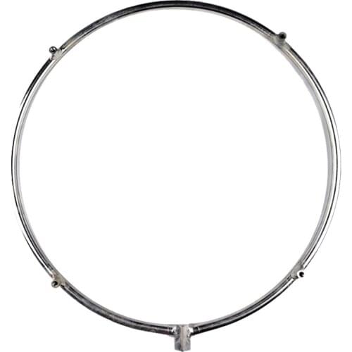 14'' Stainless Steel Misting Ring For Fogging Fan High Pressure With 4 Nozzles Seats 3/16'' 10-24 UNC