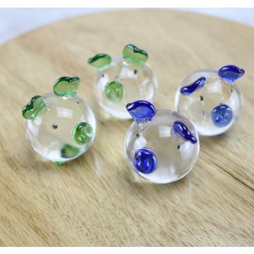 1PC K9 Crystal Pig Figurines Miniatures Glass Animal Miniature House Decoration Fengshui Crafts Cute Ornaments MO 011