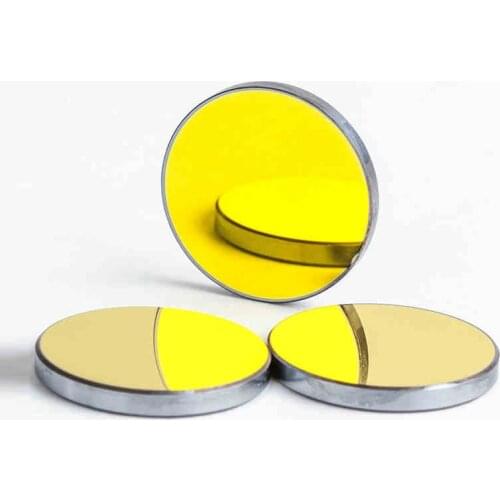 Co2 Laser Mirrors for Laser Gold-Plated Silicon Reflector Lenses Dia. 19 20 25 30 38.1 Mm High Quality Si Reflective High Power
