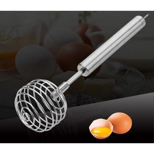 1PC High Grade Stainless Steel Hand Mixer Hand Whisk Egg Cream Mixer Stirrer Sauce Beater Kitchen Gadgets Cooking Tools KX 145