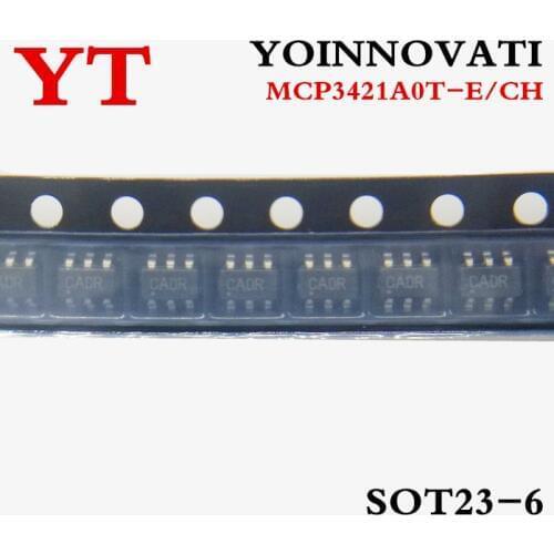 20pcs/lot MCP3421A0T-E/CH MCP3421A0T MCP3421 18BIT 3.75SPS 1CH SOT23-6 best quality