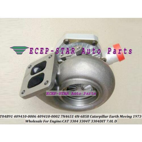 Free Ship Turbo T04B91 409410 409410-0002 409410-0006 7N4651 4N6858 Turbine For Caterpillar CAT Earth Moving 3304 3304DIT 7.0L