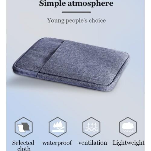 Simplicity canvas protect e-book bag For Kindle Paperwhite 6.0" case Cover For kindle oasis 2/3 7.0 inch sleeve pouch Pocketbook