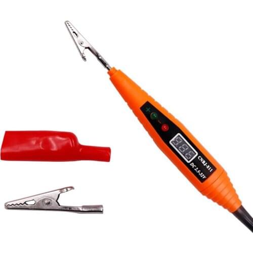 Digital LCD Electric Voltage Car Tools LED Light for Auto Car Testing Diagnostics Tool Test Pen Detector Tester For Automotive