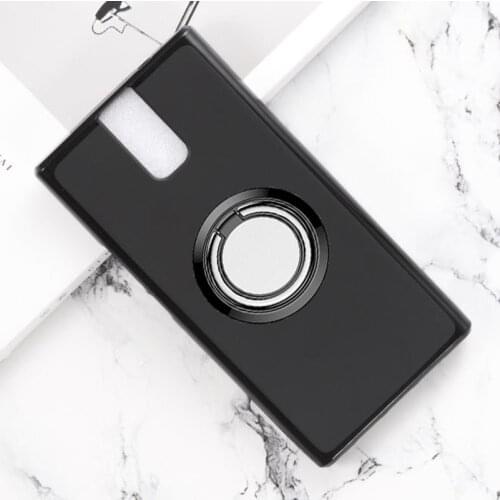 For Oukitel K3 Pro Back Ring Holder Bracket Phone Case Cover Phone TPU Soft Silicone Cases for Oukitel K3 5.5"