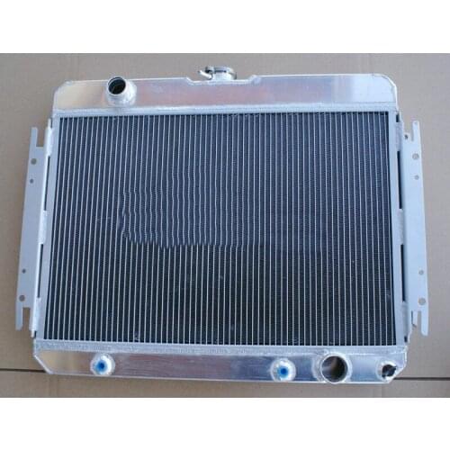 Hot Selling ALLOY ALUMINUM RADIATOR 2 ROW For Chevy Impala L6 V8 /EI Camino 1963-1968 63 64 65 66 67 68