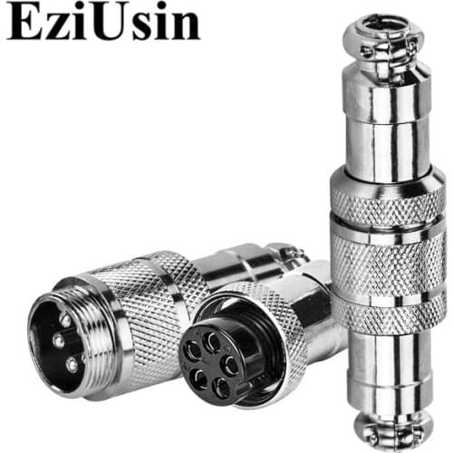 Gx16 2/3/4/5/6/7/8/9 Docking Connect Aviation Interface Plug Socket Butt-Joint Connector Even Joint