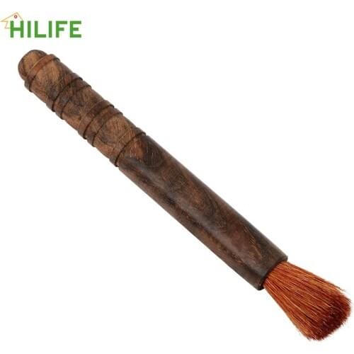HILIFE Household Kitchen Tools Bottle Kettle Spout Clean Tools Wood Handle Soft Hair Teapot Brush Tea Pot Dust Brush