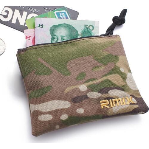 Hot Multifunctional Outdoor Tactics Coin Purse Cash Key Holder Zipper Wallet