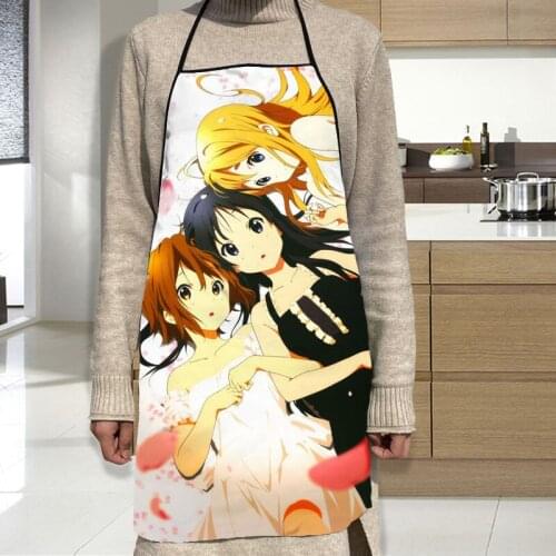 K-ON！Apron Grill Kitchen Chef Apron Professional for BBQ, Baking, Cooking for Men Women 68X95cm