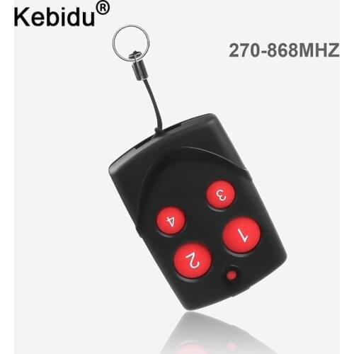 Kebidu 433 868 315MHz RF Wireless Duplicator Copy Remote Controller Clone Fixed Code Remotes Control For Gadgets Car Home Black