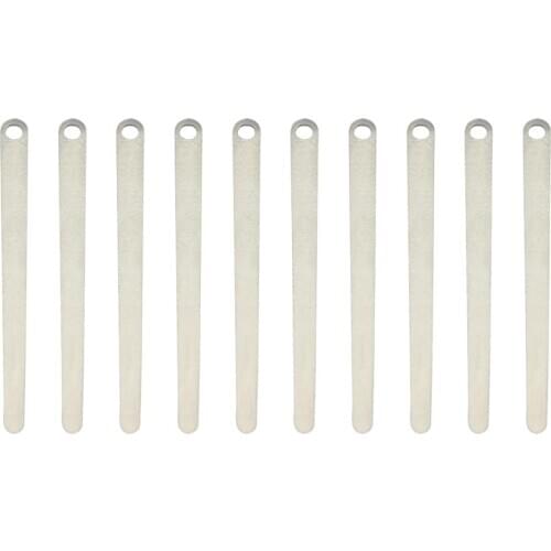 Pack Of 10 Stainless Steel Sax Clarinet Leaf Springs Silver Woodwind Instrument Accessory