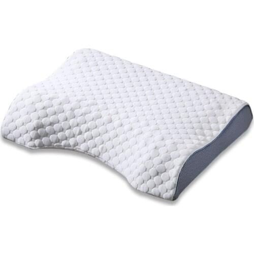 Slow Rebound Memory Foam Neck Pillow Orthopedic Cervical Coccyx Massager Health Care Pain Release Sleeping Pillow for Elders