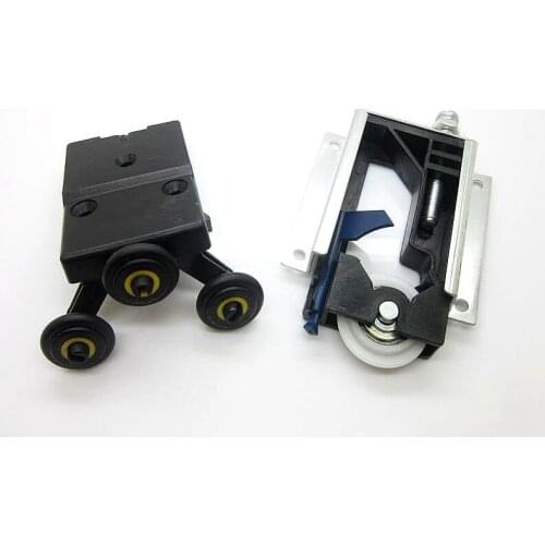 Simple Sliding Closet Door Pulley Up And Down The Runner Cabinet Guide Rail Kit Side Mounted Hanging Sliding Pulley