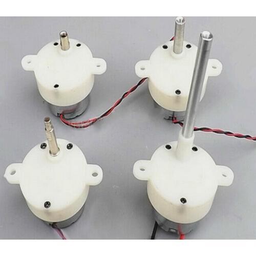 DC 3V-9V 6V 10RPM Mirco 300 Series Gear Motor Gearbox Gearboxes CW CCW Small Reducer 2.5-10.5RPM Short Long Shaft Slow Speed