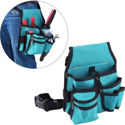 Oxford Fabric Electrician Tool Waist Bag Organizer Wrench Hardware Storage Pouch