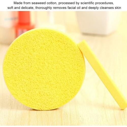 12PCS/Set Cosmetic Puff Compressed Cleaning Sponge Facial Clean Washing Pad Remove Makeup Skin Care Tool