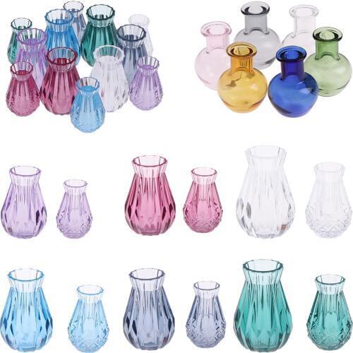 1:12 Doll House Flowerpot Vase Ceramics Teapot Basin DIY Furniture Toys Dollhouse Miniature Accessories