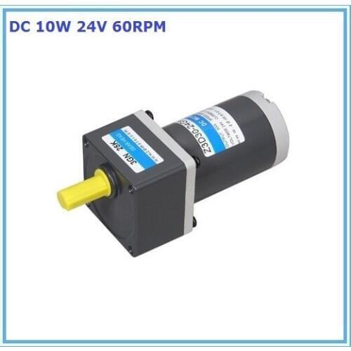10W 24V 60rpm dc gear motor