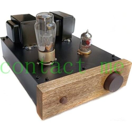 12AU7/ECC82/Single tube electronic tube preamplifier S22, wooden case, manual scaffold welding, minimal noise
