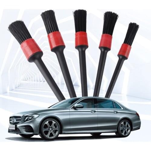 5pcs Set Car Detailing Brush Auto Cleaning Car Cleaning Detailing Dashboard Air Outlet Clean Brush Tools Car Wash Accessories