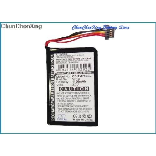 Cameron Sino 1100mAh Battery AHL03711012, HM9440232488, VF1A for TomTom 4CP0.002.06, Go 740 Live, 740TM, 750, 750 Live