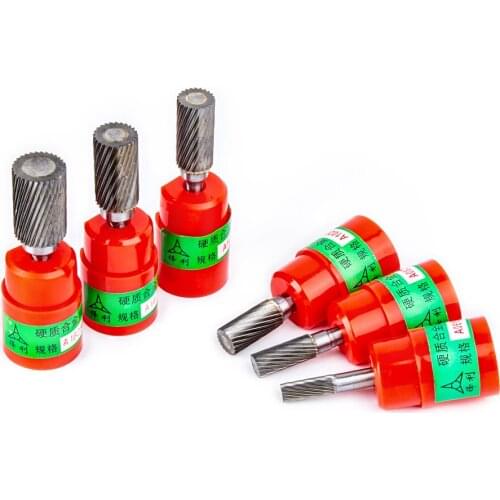 Free Shipping AX Type Tungsten Steel Carbide Rotary File Metal Electric Grinding Mold Grinder Milling Cutter Column Tool 6-16mm