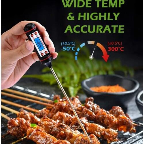 Digital Kitchen Thermometer For Meat Water Milk Cooking Food Liquid Oil Probe BBQ Electronic Oven Thermometer Sensor Tools