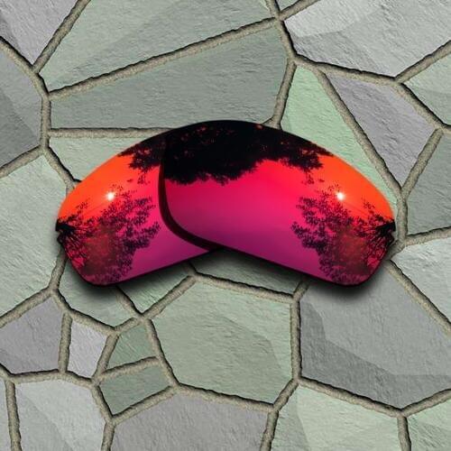 Violet Red Sunglasses Polarized Replacement Lenses for Oakley Half Wire 2.0