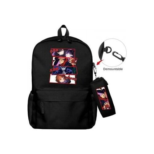 IVYYE Jujutsu A253505 Fashion Canvas Backpacks Rucksacks Cartoon School Backpack Casual Bags travel Knapsack Unisex