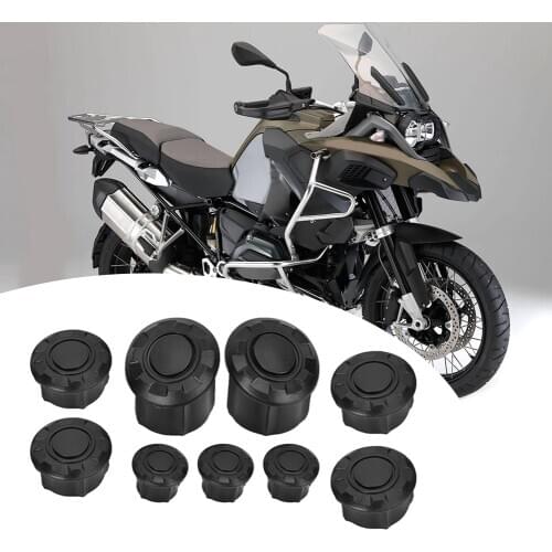 Frame Hole Cover Cap Waterproof Motorcycle Frame Hole Cover Caps Plug Kit Decor For BMW R1200GS LC Adventure 14-18