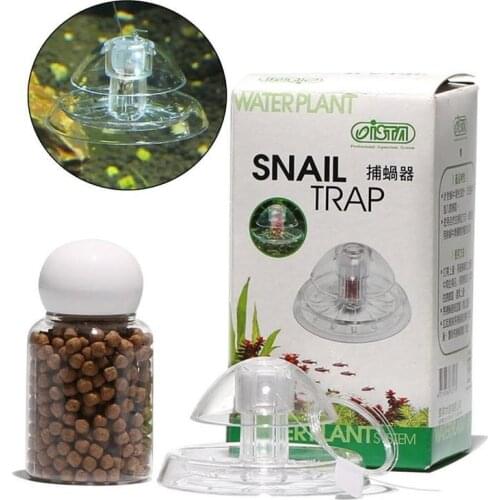 White Clear Snail Trap Without Bait Catcher Plants Planarian Pest Catch Plastic Box Aquarium Fish Tank Leech Clean Tool Traps
