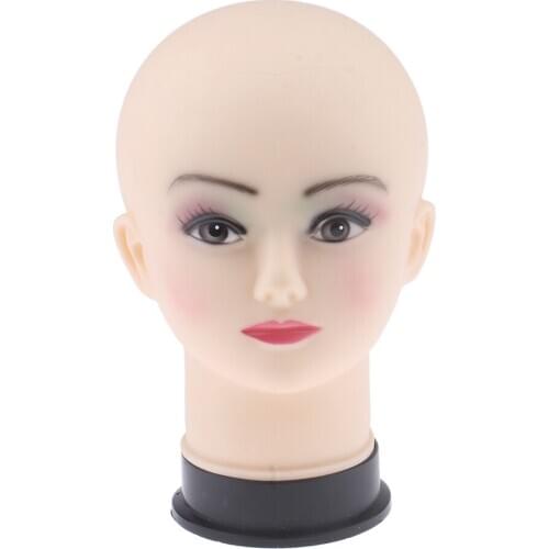Mannequin PVC Manikin Realistic Mannequin Head Wig Head Stand for Salon Wigs Display Making Styling