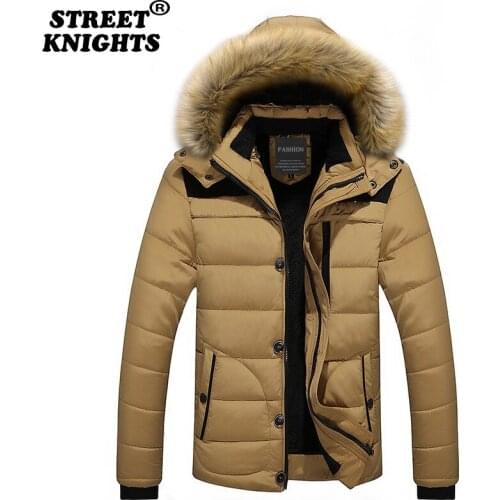 6XL Men 2021 Autumn Winter New Outwear Warm Parkas Jacket Coat Men Casual Windproof Waterproof Pockets Hooded Parkas Jacket Men