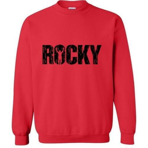 Mens Sweatshirts Rocky Balboa Artwork Print man sportwear youth hiphop jersey Creative men woman jogger workout pullover tops